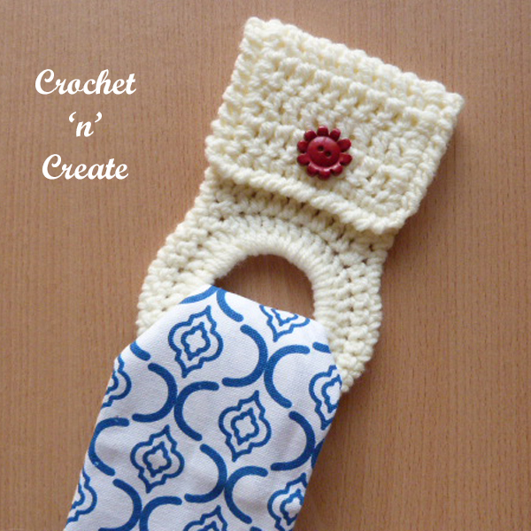 Kitchen Towel Holder Free Crochet Pattern on Crochet 'n' Create