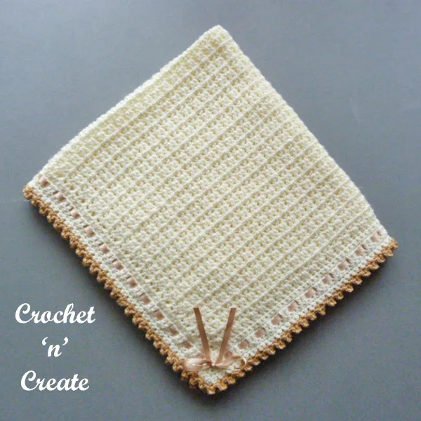 Free pram-crib cover crochet pattern