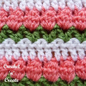 Free Crochet Stitch Tutorial Tulip Stitch - Crochet 'n' Create