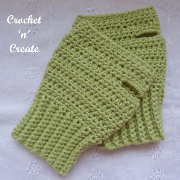 ambidextrous fingerless gloves free crochet pattern