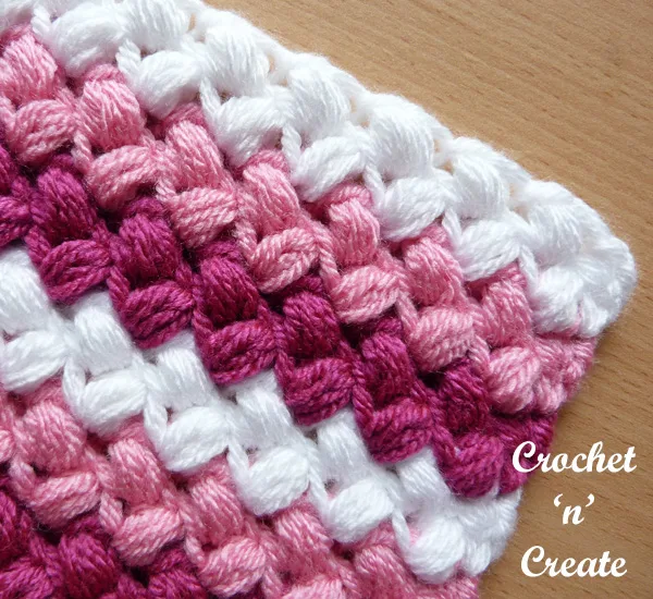 crochet bean stitch free tutorial