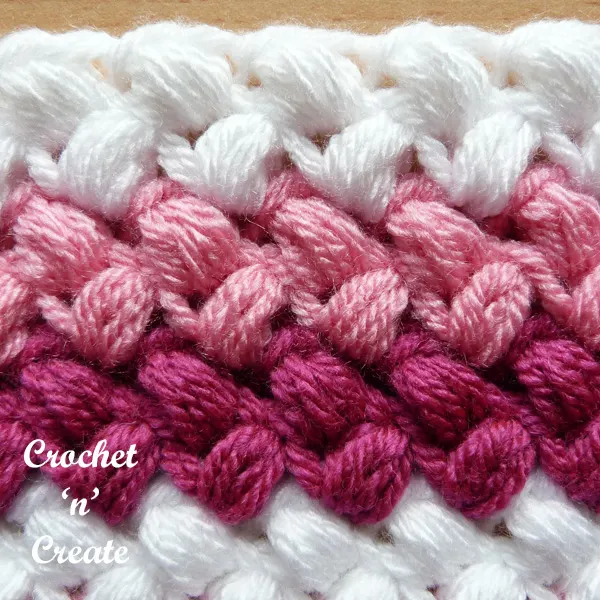 Crochet bean stitch