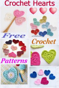 Free pattern roundup crochet hearts