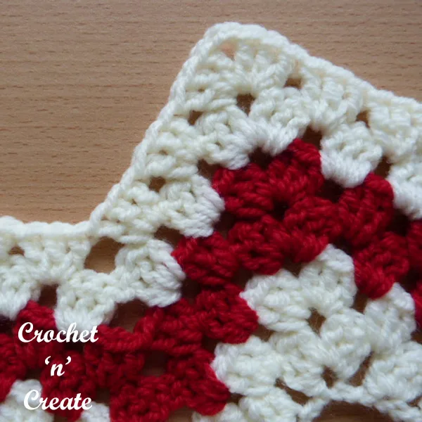 Crochet granny chevron stitch tutorial