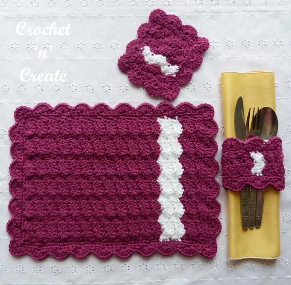 Place setting uk free crochet pattern