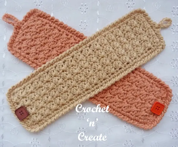 Crochet textured mug cozy uk