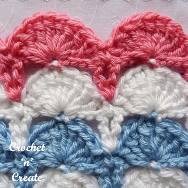 peacock fan stitch crochet tutorial