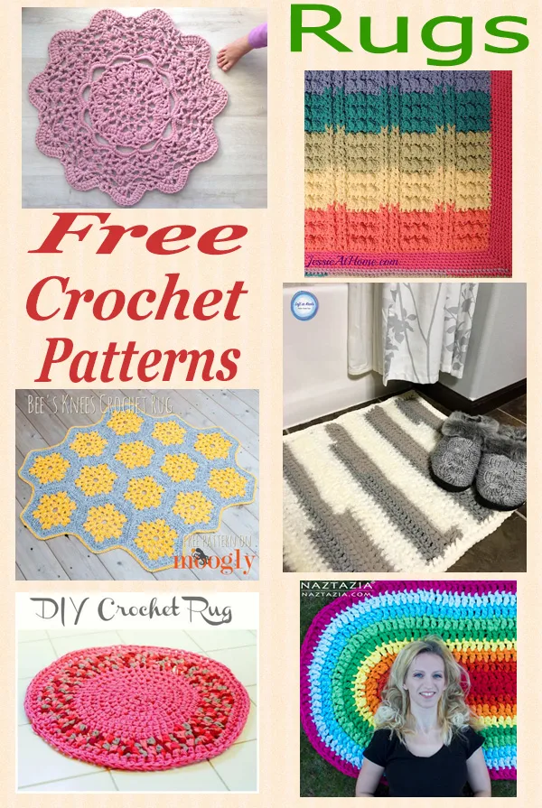 Free crochet pattern roundup rugs