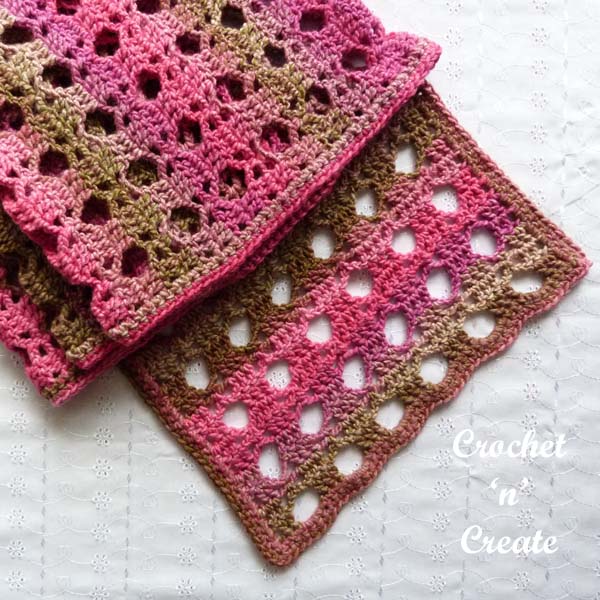 Crochet colorscape sun wrap