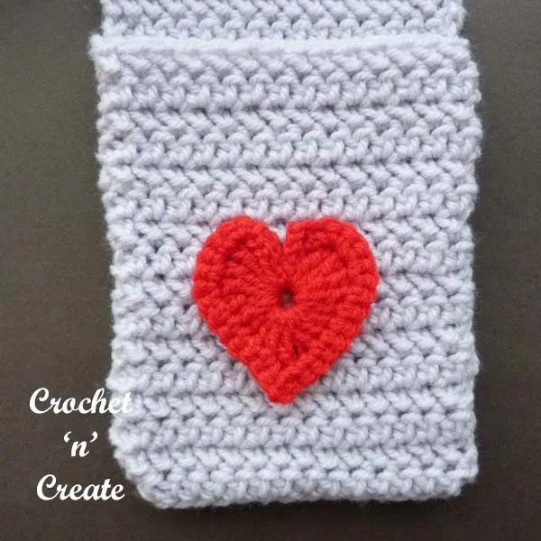 valentine pocket scarf uk free pattern