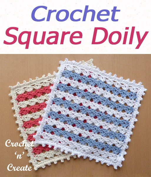 Free square doily crochet pattern with picot border, ideal as a center piece for your tables. CLICK and scroll down the page for the pattern. | #crochetdoily #crochetmandala #crochettablecentre #crochetncreate #crochet #howto #crochetpattern #freecrochetpattern #easypattern #freepattern #forbeginners #diy #crafts #crochetaddict #followforcrochet