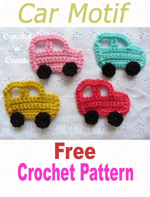 Crochet car motif uk