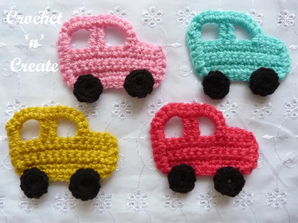 Crochet car motif uk