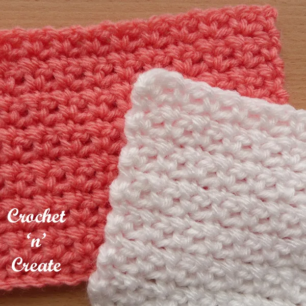 Crochet mesh stitch