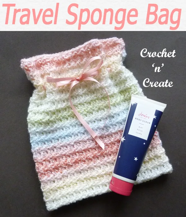 Free crochet pattern for travel bag, it has other uses to i.e. makeup as well as toiletries. Great for your suitcase or overnight bag. CLICK and scroll down the page for the pattern. | #crochetspa #crochetncreate #crochetbathroom #crochet #howto #crochetpattern #freecrochetpattern #easypattern #freepattern #forbeginners #diy #crafts #crochetaddict #followforcrochet