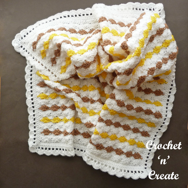 ruffled blanket