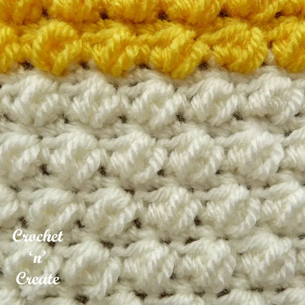 Pebble Stitch Crochet Tutorial