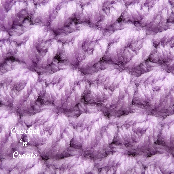 Pebble Stitch Crochet Tutorial