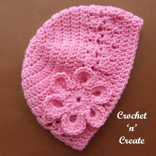 Baby Beanie Hat UK - Free Baby Crochet Pattern on Crochet 'n' Create