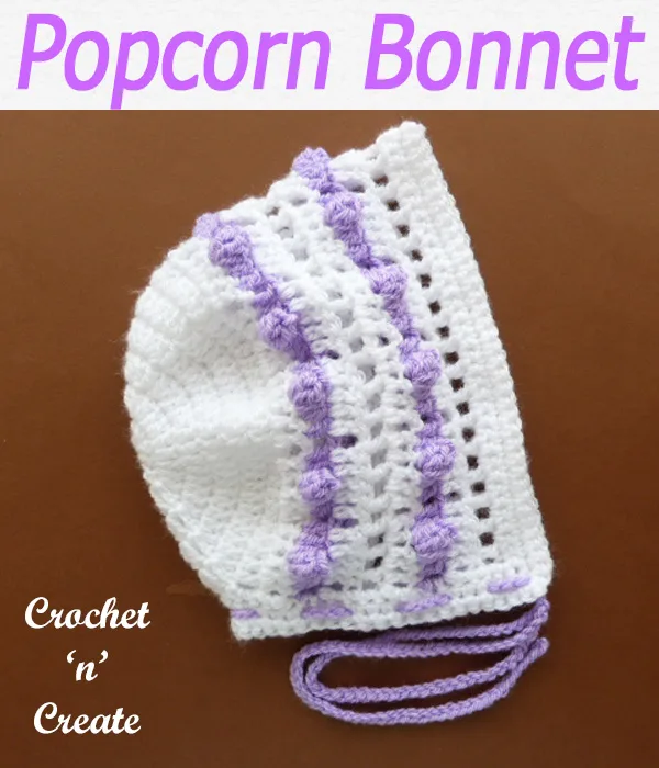 Popcorn bonnet