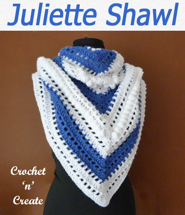 juliettte shawl free crochet pattern