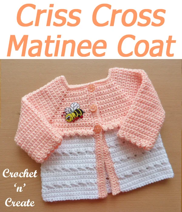 crisscross matinee coat