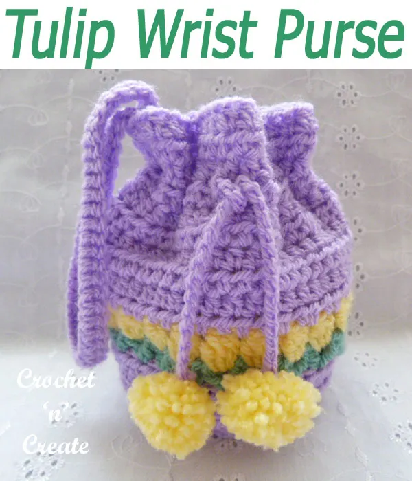 tulip wrist purse