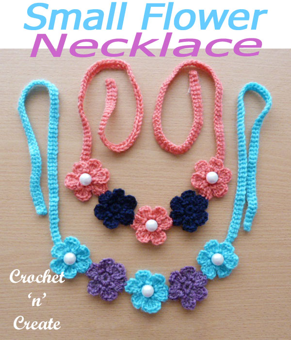 small flower necklace