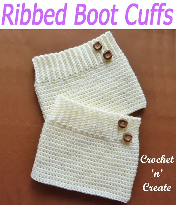 ribbed boot cuffs