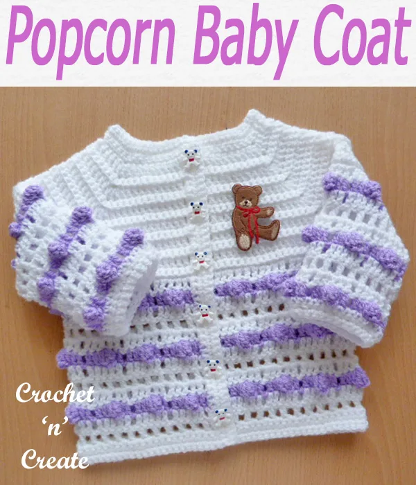 Popcorn baby coat