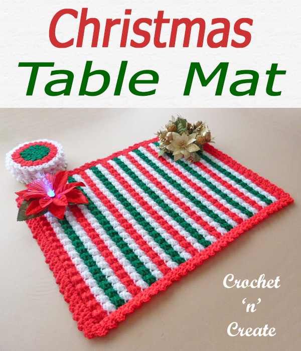 christmas table mat
