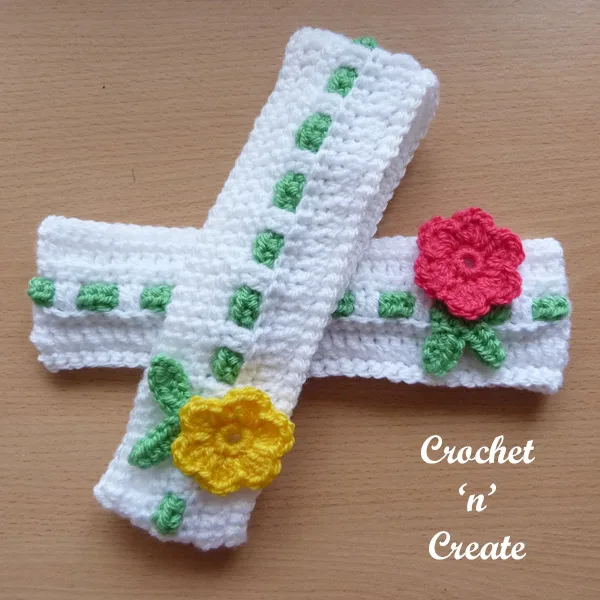 Baby crochet headband2