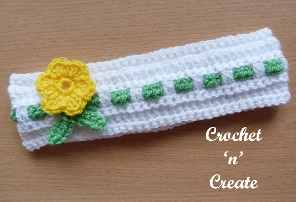 Baby crochet headband5