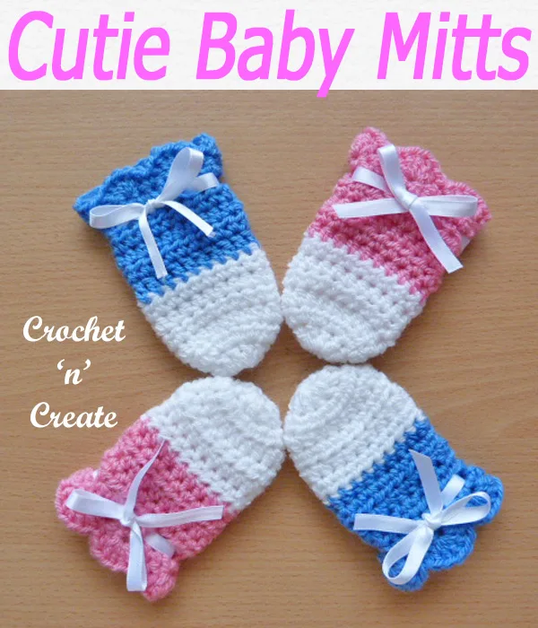 Cutie baby mitts