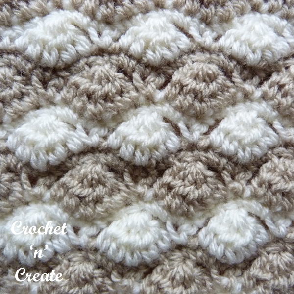 scallop stitch crochet tutorial