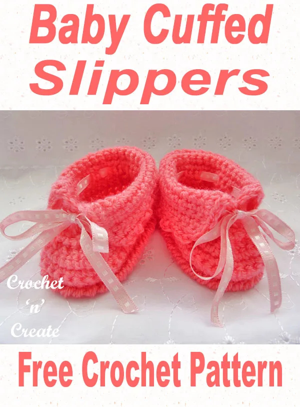 baby cuffed slippers