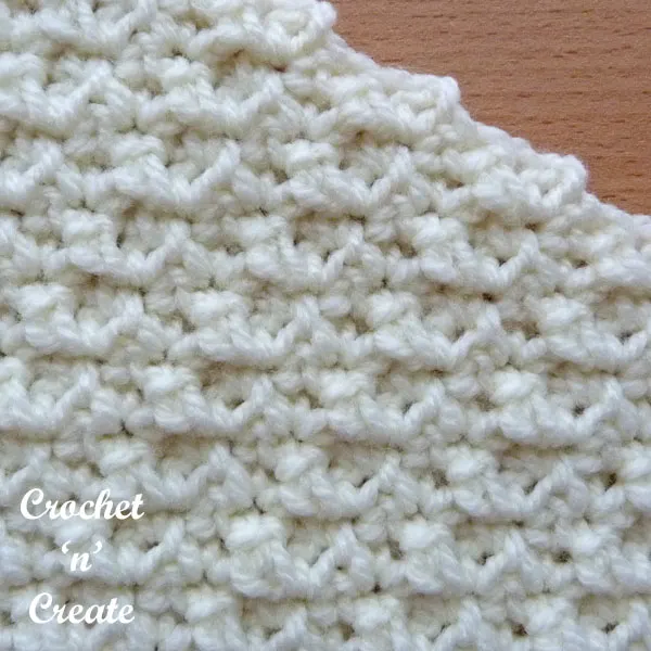 single crochet group stitch