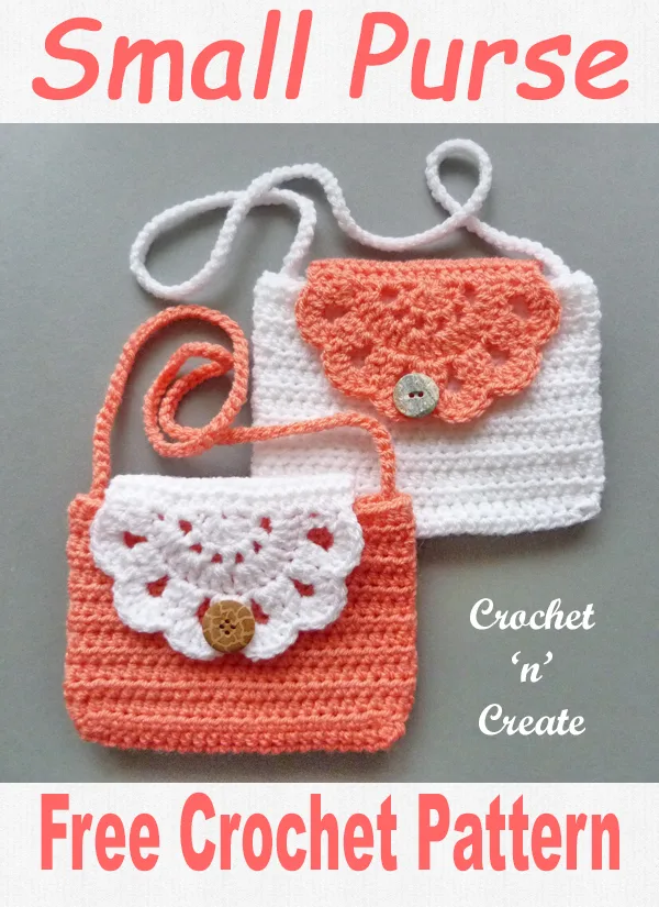 small crochet purse