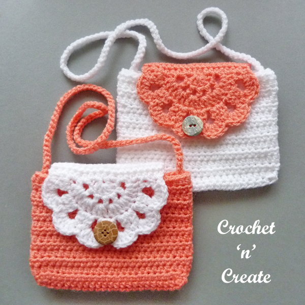 small crochet purse