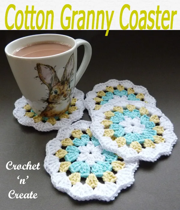 cotton granny coaster