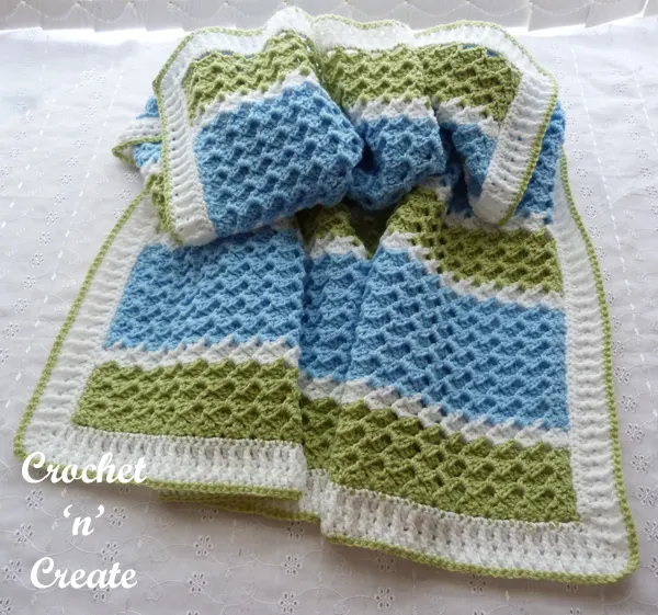 free textured group baby blanket pattern7