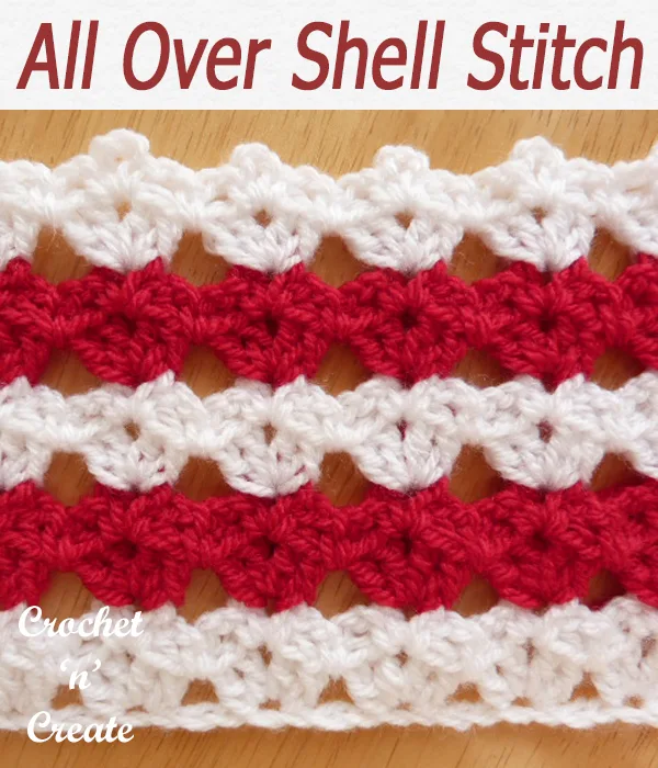 all over shell stitch