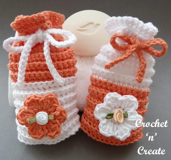 crochet bathroom soap saver