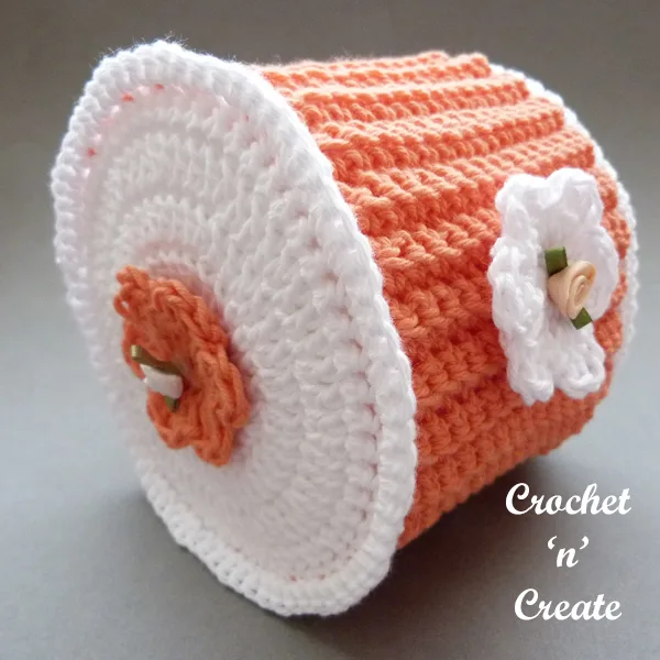 crochet toilet cover