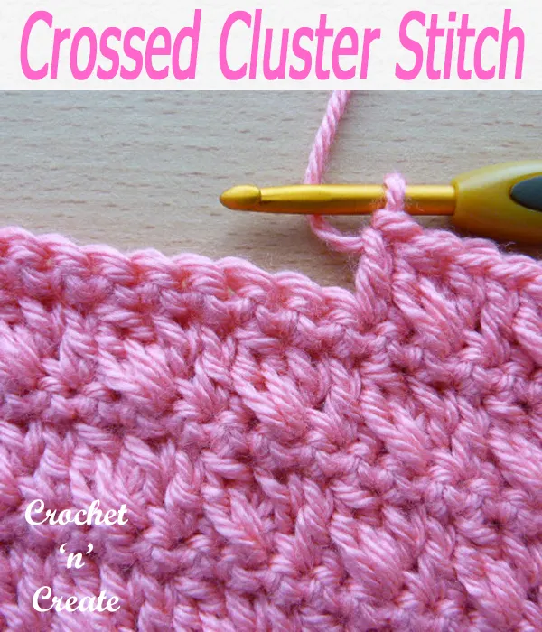 crossed cluster stitch