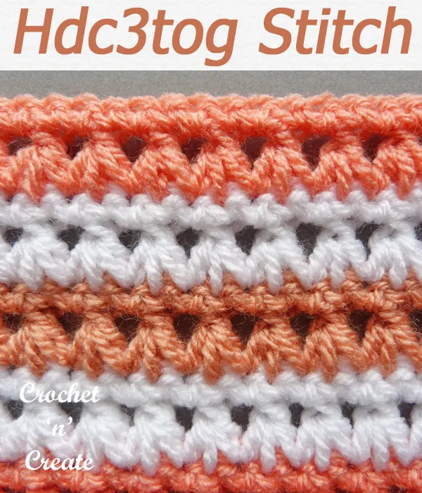 hdc3tog stitch