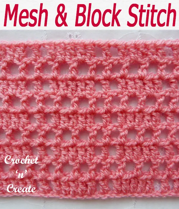 mesh and block stitch