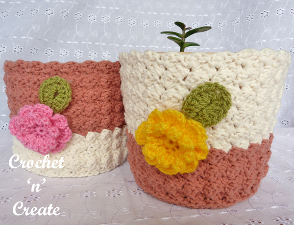 crochet pot cover