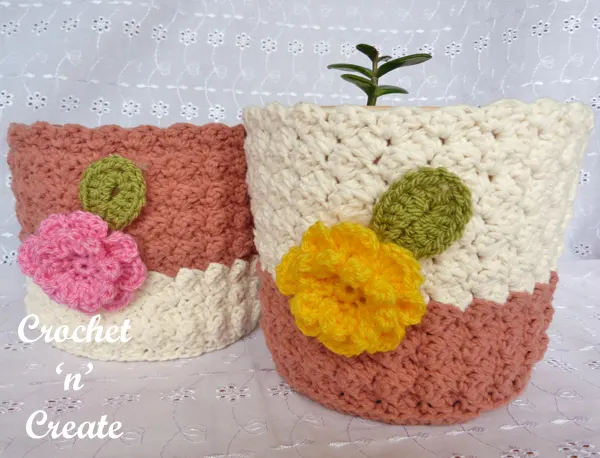 crochet pot cover