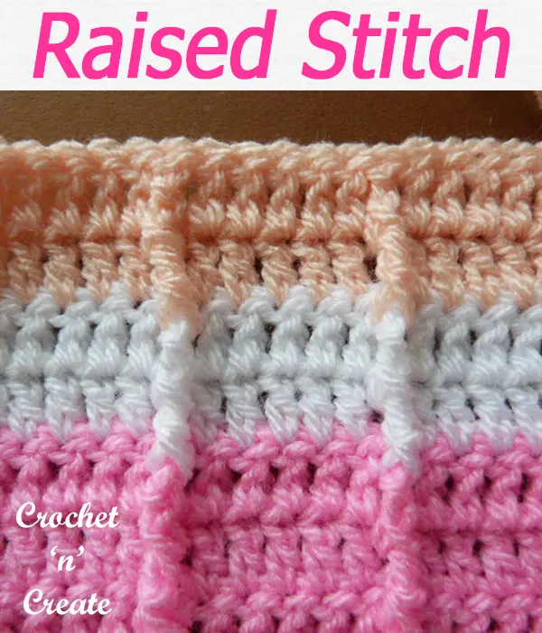 raised stitch